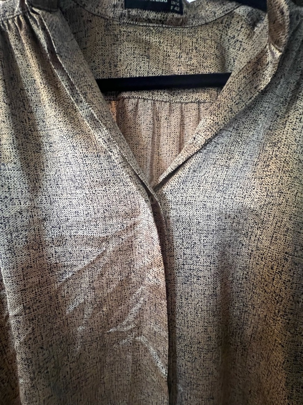 Vintage Louis Féraud Button Up Blouse Size 10 - Picture 3 of 6